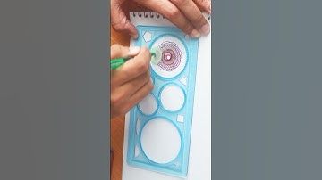 Speeding up #satisfying #spirograph #spirographdrawing #relaxing #spiroart #asmrsounds #art