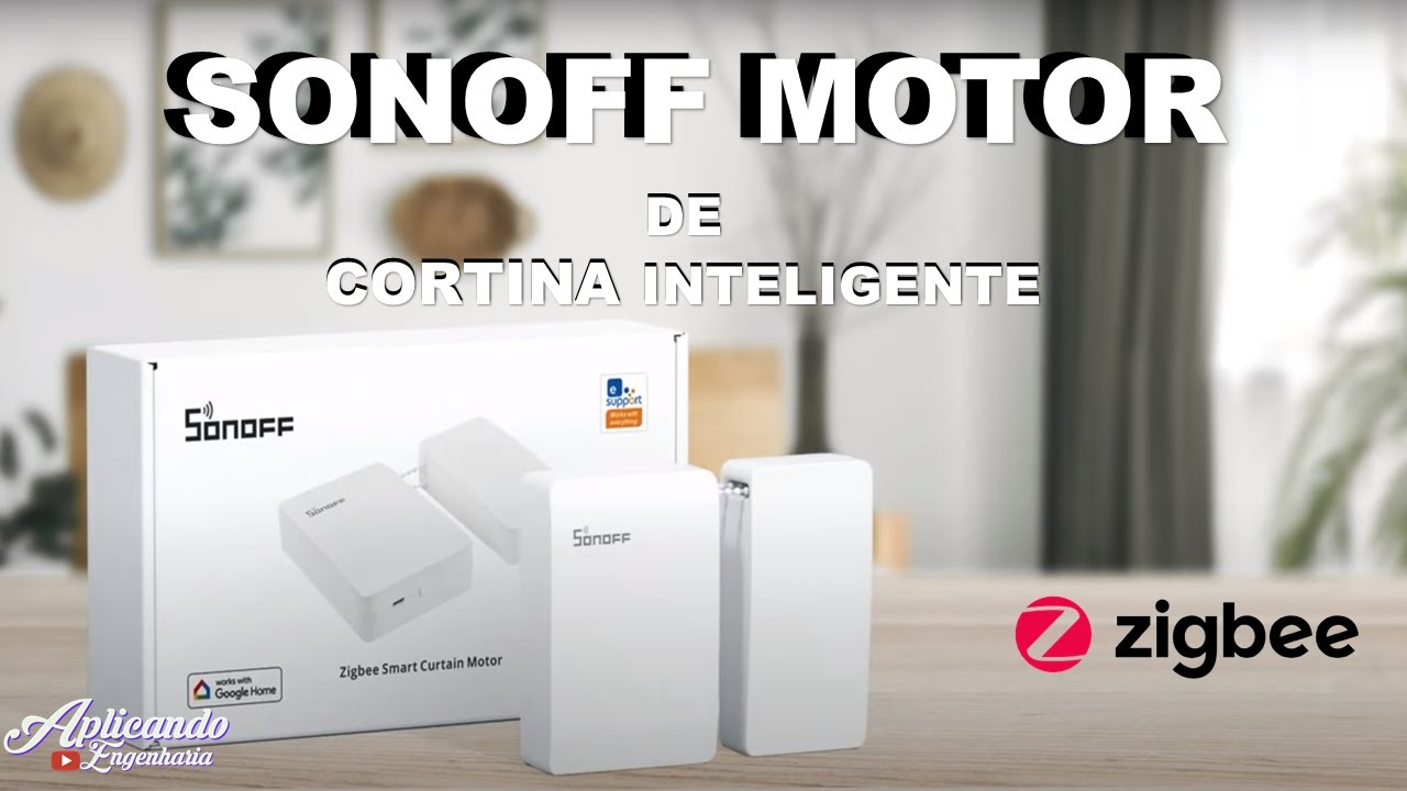 Premedicación calcular completar LANÇAMENTO - Motor SONOFF inteligente para cortinas Zigbee - YouTube