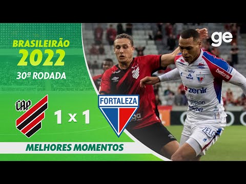 ATHLETICO-PR 1 X 1 FORTALEZA | MELHORES MOMENTOS | 30ª RODADA BRASILEIRÃO 2022 | ge.globo