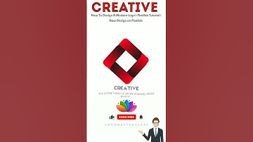 How To Design A Modern Logo | Pixellab Tutorial |New Design