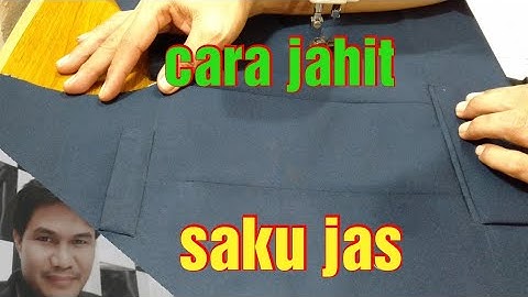 CARA MENJAHIT SAKU/KANTONG JAS