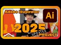 Adobe Illustrator's New 2025 Features in a Project