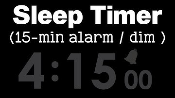 4 Hour 15 Minute Sleep Timer with Loud & 15-min Alarm #timerstore #4h15m #sleeptimer
