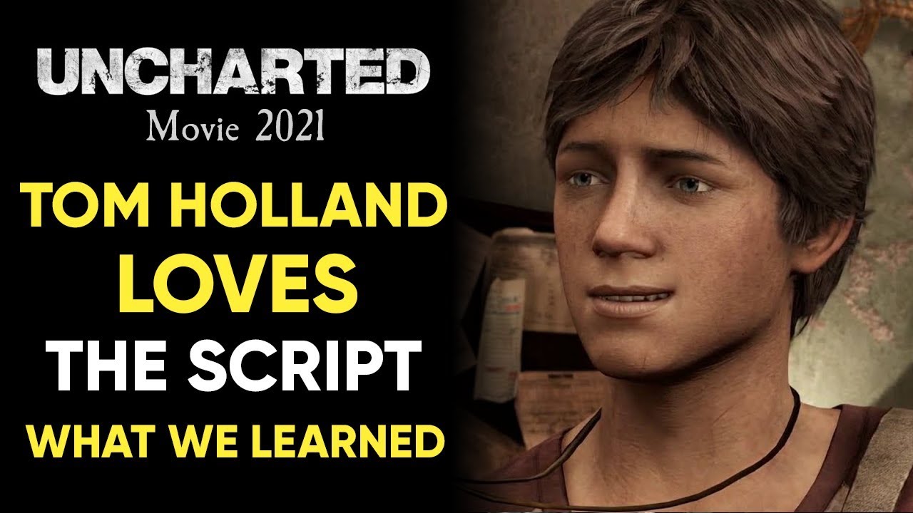 uncharted tom holland poster