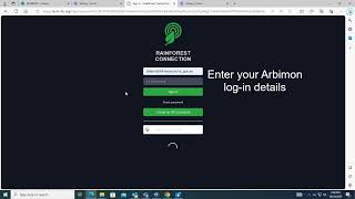 Celebrity 2 - Logging in to Arbimon and Finding Your Project Wealth
