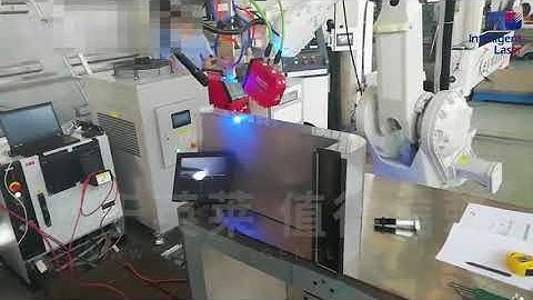 Laser vision seam tracking system, applied to stainless steel sheet metal laser welding, ABB robot.