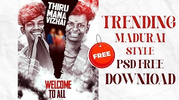 Trending flex Madurai Style Psd🔥 Download #trending #maduraistyle #psd #designer #photoshoptutorial