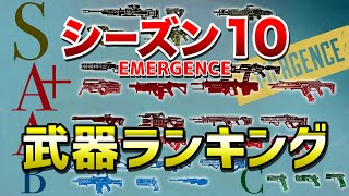 【APEX LEGENDS】シーズン１０　武器ランキング！！【エーペックスレジェンズ】