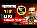 Big Announcement | Teacher's Day Special Offer | Manikant Sir | The Study IAS