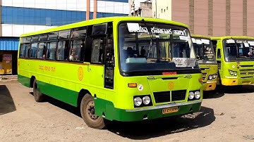 #nwkrtc #ashokleylandbus BS3 powerful engine #frontdoor #cabinride Bailhongal-Belagavi Part-2.