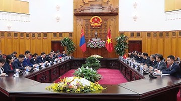 Thủ tướng Nguyễn Xuân Phúc tiếp Chủ tịch Quốc hội Mông Cổ