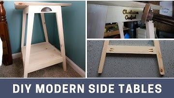 DIY Modern Side Tables