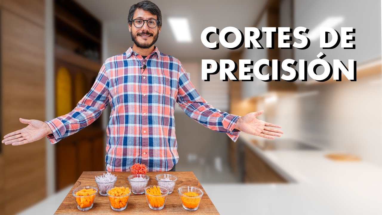 CORTES BÁSICOS DE COCINA | APRENDE A CORTAR VERDURAS COMO CHEF PROFESIONAL🧑🏻‍🍳