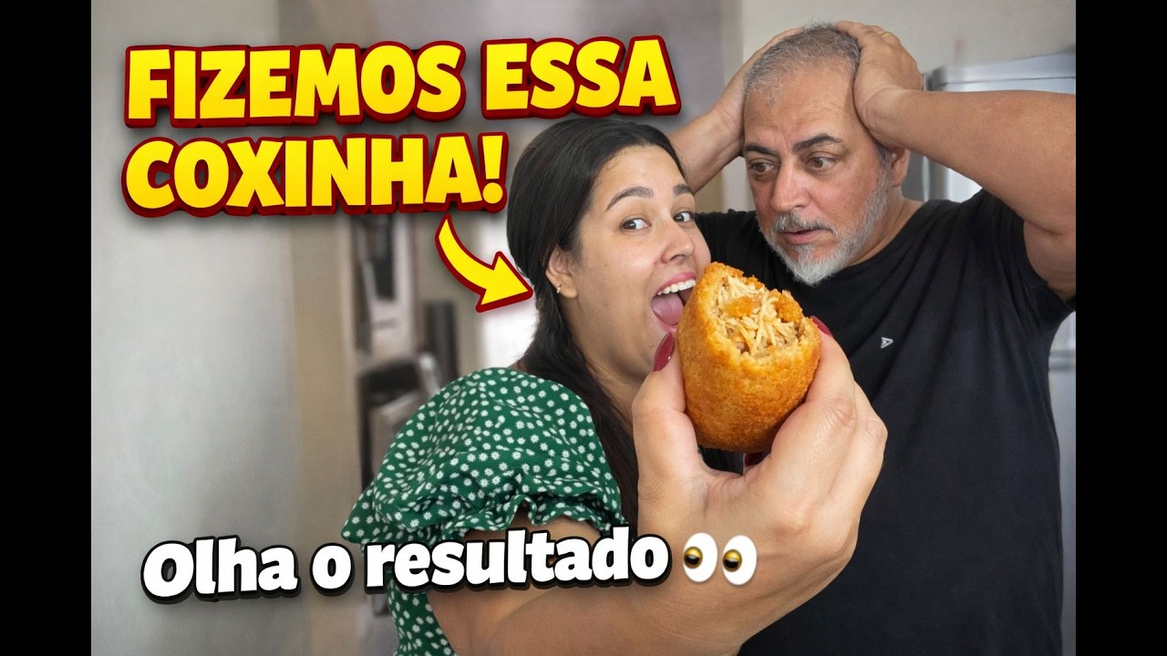 Coxinha Tradicional com 900ml de Caldo 😱 Massa Perfeita e Fácil!