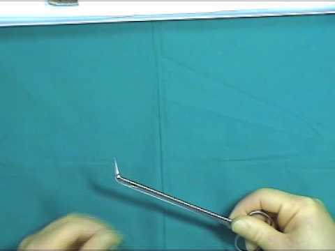 Handling Potts Scissors -surgical instruments  - Basic surgical skills