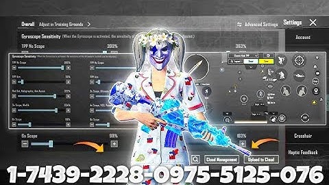 BGMI BEST 🔥 SENSITIVITY CODE| BGMI SENSITIVITY CODE TODAY | BGMI ZERO RECOIL SENSITIVITY CODE🥶🤯