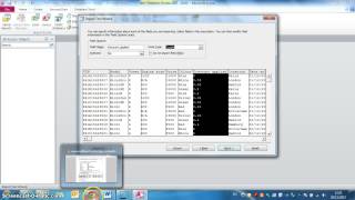 Data Import into Access
