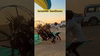 Paramotoring And Paragliding In Jaisalmer samdunes youtube viral newshorts viralvideo shorts