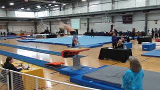 Madison Hopper - Xcel Diamond - Vault II - USAG Indiana State  Championships  3-19-2023
