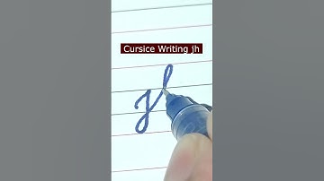 How to write small letter jh | Cursive writing a to z #cursivewriting #handwriting  #shorts
