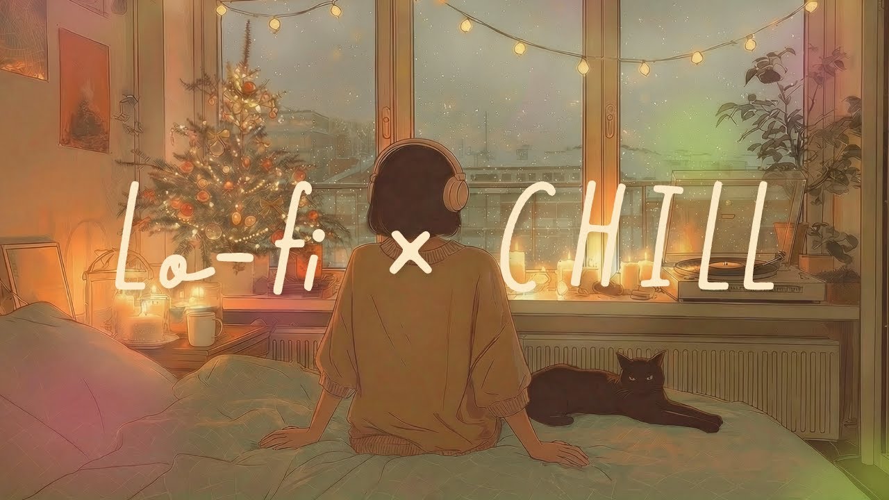 【Xmas mellow lofi】🎄灯りに包まれてホッとひと息。Xmasな夜にぴったりのチルMix｜勉強用・作業用・リラックスBGM