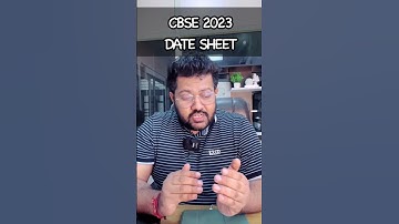 CBSE Boards 2023 | Date Sheet Announcement | Effect of Corona on Boards #Shorts #CBSE
