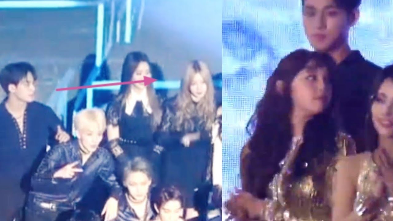 seventeen Mingyu and gidle yuqi all they moment