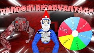 SPEEDRUNNING BIG SCARY BUT I HAVE A RANDOM DISADVANTAGE