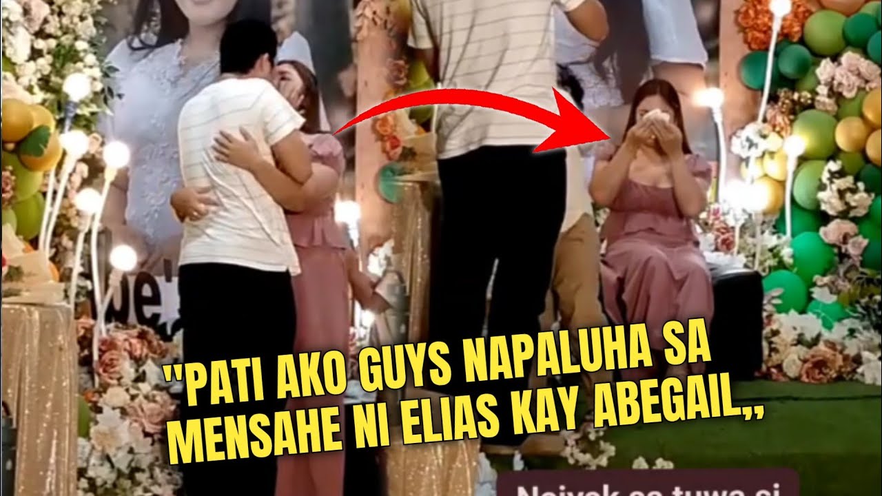 Makabagbag damdaming mensahe ni elias kay ma'am abigail, sa kanyang birthday