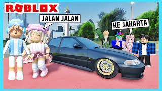 Aku Dan Adiku Jalan Jalan Ke Jakarta Naik Mobil Di Roblox CDID ft @Shasyaalala screenshot 2