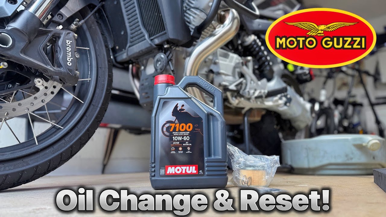 Мото Гуцци Стельвио/Манделло [22-26] V100 | Замена масла и сброс освещения!