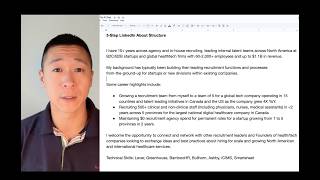 How to Write Your LinkedIn About Section in 5 steps (For Job Seekers!)