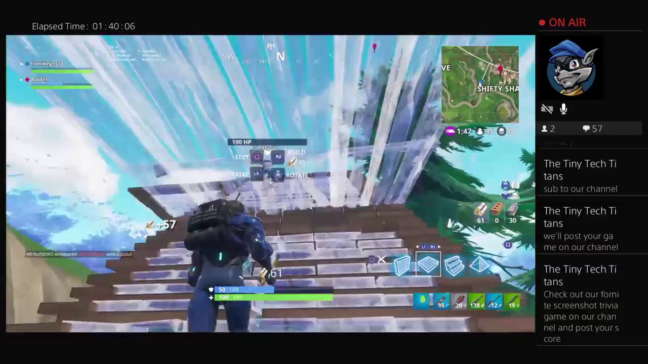 Streaming #6 Fortnite with The Tiny Tech Titans - Road to 50 ...