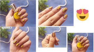 simple nail art designs at home for small nails#nailart #viralshor