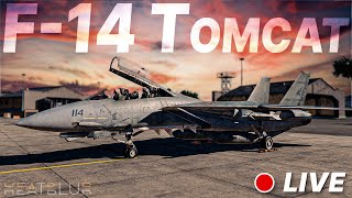 DCS World in VR | Complete Noob learning the F-14 Tomcat | Pimax Crystal | DCS Live