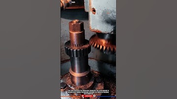 Innovation Technology CNC Lathe: Precision Machine Gear Turning #tech