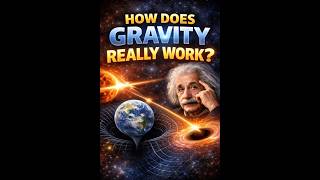 How Gravity REALLY Works 🤯 #space #einstein