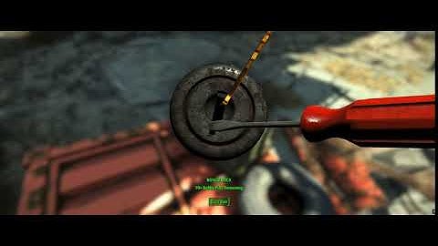 Fallout 4 MOD - Player Reactions During Lockpicking II