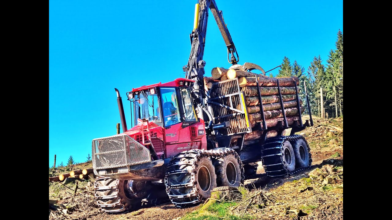 🌲*THE biggest classics* • Komatsu 890.3 • Forwarder in Action • Biggest machines • SOUND ON 🌲
