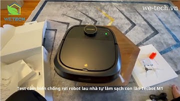 Robot hút bụi lau nhà có bị rơi cầu thang không?