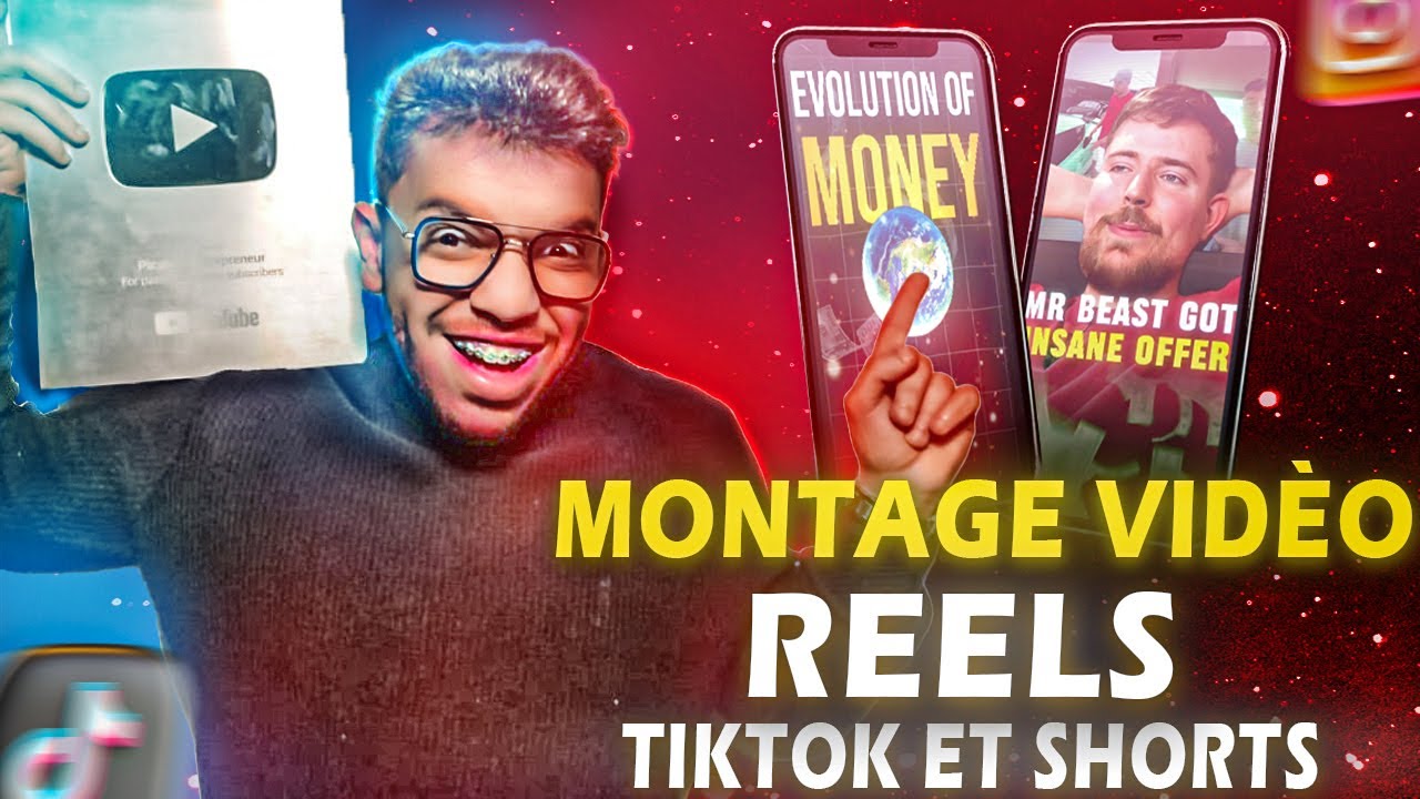 monter votre vidéo tiktok / Short / Reels d'entrepreneur