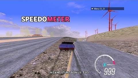 GTA SA Android: Speedometer - Plugin Mod