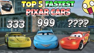 Top 5 fastest Pixar cars😱|| Extreme car driving simulator🔥 screenshot 4