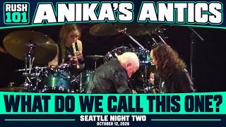 Anika's Antics as she Plays a Recorder During Working Man! | Rush Seattle Night 2 |