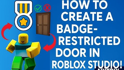 [2025] How to Create a Badge-Restricted Door in Roblox Studio!