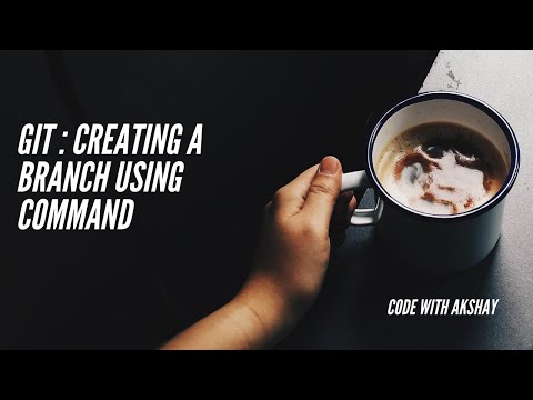 Git : Creating a branch using command