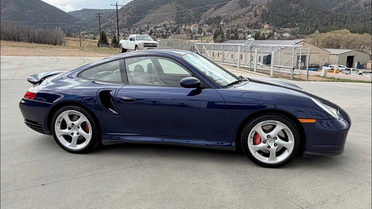 2002 911 Turbo (996TT) X50 manual in Lapis Blue for sale in
