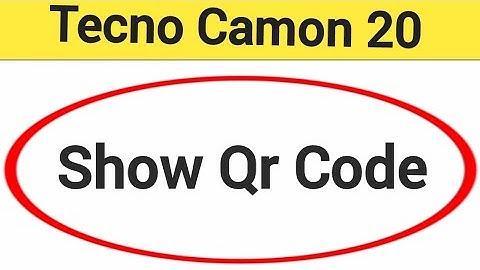 Tecno Camon 20 me Qr code kaise nikale, how to show Qr code