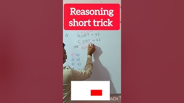 Coding Decoding Reasoning trick in Hindi | Coding Decoding Shortcut | #shorts #shortvideo  #youtube