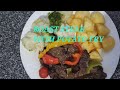 How to make some nice roast steak with fry potato delicious recardos kitchenvlogs
